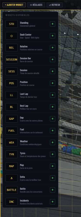 Add Widget